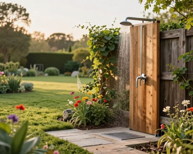 Outdoor-Dusche